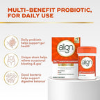 Align Probiotic, 24/7 Digestive Support*§, Probiotics for Women and Men, Probiotics for Digestive Health, Men and Womens Probiotic Capsules Help Relieve Occasional Bloating & Gas*, 56 Capsules