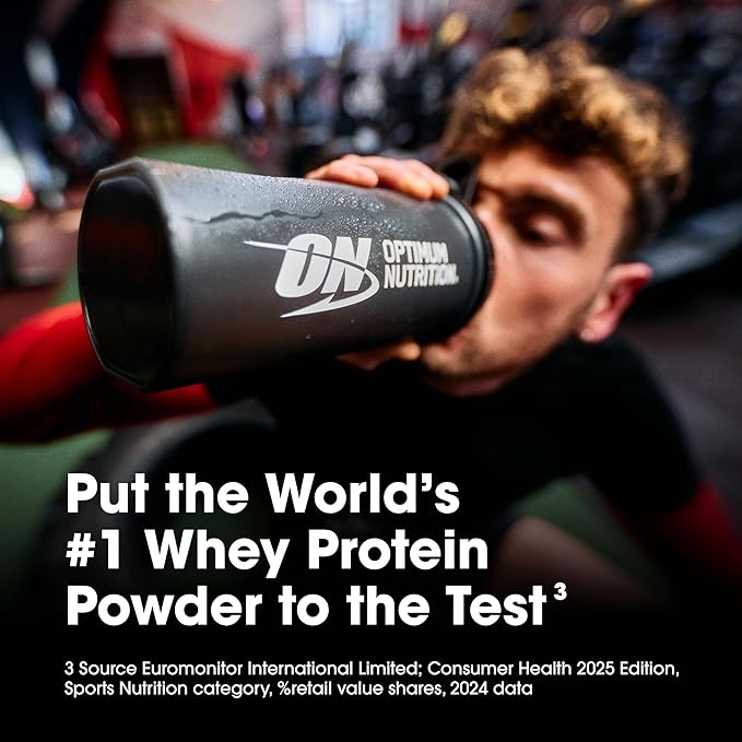 Optimum Nutrition Gold Standard 100% Whey Protein Powder, Cinnamon Roll, 1 Pound (Pack of 1)