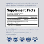 DIM Supplement for Women & Men (Diindolylmethane Estrogen Blocking Supplement, Hormonal Acne Treatment, Hormone Balance for Women) (200mg Per Serving) - Vegan, Gluten-Free, USA Made (60 Capsules)