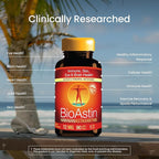Nutrex Hawaii BioAstin Hawaiian Astaxanthin - 12mg, 90 Softgels - Farm-Direct Premium Antioxidant Supplement to Support Eye, Skin, Joint & Immune System Health - Non-GMO & Gluten-Free
