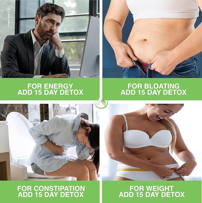 THE ENCLARE NUTRITION Colon Cleanse 15 Day Gut Cleanse Pills - Colon Cleanser for Women & Men - Psyllium Probiotic Laxatives for Constipation, Bloating Relief, Detox Cleanse Weight Loss Support (1)