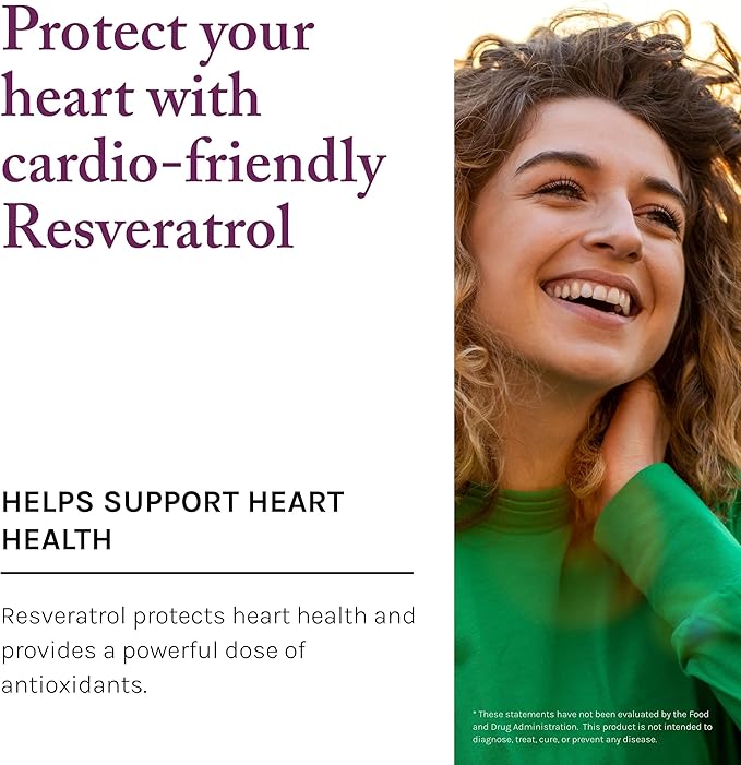 Reserveage Beauty, Resveratrol 100 mg, Antioxidant Supplement for Heart and Cellular Health, Supports Healthy Aging and Immune System, Paleo, Keto, 30 Capsules (30 Servings)