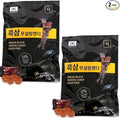 GeumHeuk Korean Panax Black Ginseng Candy Real Sugar Free (200g X 2 Bags (400g)) - NO Corn Syrup. Smooth, Breath Refresher, Healthy Candy, Best Taste and Sugar Free, Energy Candy