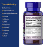 Puritan's Pride Premium Resveratrol Youth Guard™ 100mg, Dietary Supplement for Immune System, Antioxidant, Sugar Metabolism, Blood Flow, and Vascular Function Support, 120 Rapid Release Softgels