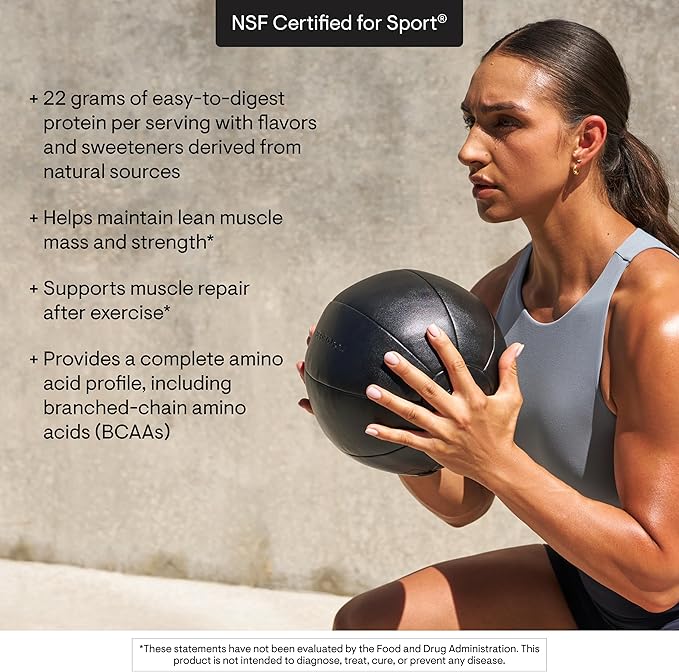 THORNE - Plant Protein - 22 Grams of Vegan Protein Powder - Pea, Rice & Chia Seed Protein with Complete Amino Acid Profile - NSF Certified for Sport - Chocolate - Gluten-Free - About 20 Servings
