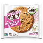 Lenny & Larry's Complete Protein Cookie, [Birthday Cake], Chewy Soft Baked, 16g Plant Protein, Vegan, Non-GMO, High Fiber, [4 Ounce] Cookie (Pack of 12)