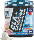 BPI Sports CLA+Carnitine – CLA L Carnitine & Linoleic Acid – L Carnitine Supplement for Weight Loss, Metabolism & Lean Muscle – Caffeine Free – Pink Lemonade – 50 Servings – 12.34 oz