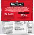 Nutri-Vet Hip & Joint Biscuits for Dogs, Dog Hip & Joint Supplement, Functional Treat, Large Sized Biscuit, 300mg of Glucosamine, 6 lb Bag