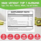 Center-Filled Magnesium Glycinate Gummies 400MG - High Absorption for Kids, Teens & Adults - Supplement for Sleep, Calm & Muscle Relaxation with B6 & D3 - Gluten Free & Vegan Friendly - 60 Count