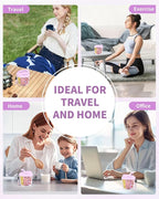 Pill Organizer with 7 Compartments, Pill Box Case for Holding 7 Different Vitamins, Anti-Mix Design for Easy Medication Retrieval. Travel Pill Organizer with 20 Labels. Pill Container（Purple）