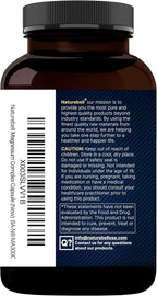 Magnesium Complex 500mg, 300 Capsules | 10-in-1 Magnesium Glycinate, Citrate, Malate & More | Chelated Form for Easy Absorption | Non-GMO