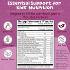 Kids Multivitamin Gummies – Tasty Berry-Flavored Zinc Gummies for Children & Adults – Vegetarian, Gluten-Free & Nut-Free Kids Vitamins Multivitamin – 120 Count (60 Day Supply)