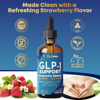 GLP-1 Support Probiotic Supplement for Weight Loss Fat Burner Support - Daily Natural Herbal Supplement for Women Men Digestive & Metabolic Health