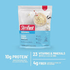 SlimFast Meal Replacement Powder, Original French Vanilla, Shake Mix, 10g of Protein, 52 Servings