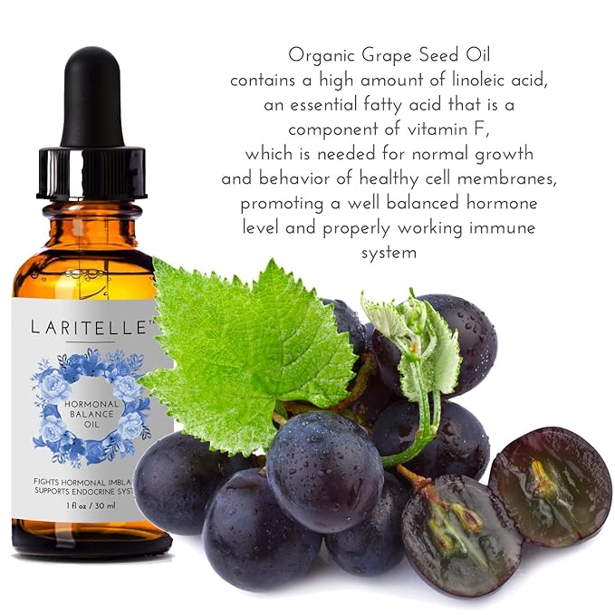 Laritelle Organic Hormonal Balance & Thyroid Support Treatment 1 oz | Fights Hormonal Imbalance, Supports Endocrine System| Normalizes Hormonal Imbalances of The Thyroid | Rejuvenating, Age Defying