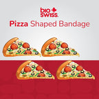 BioSwiss Bandages, Pizza Shaped Self Adhesive Bandage Set, Latex Free, Sterile Wound Care, 24 Count