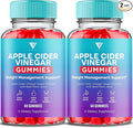 Apple Cider Vinegar Gummies Supplement – Daily Digestive Health & Gut Wellness Support for Women & Men – Vegan ACV Gummies with Apple Cider Vinegar – Non-GMO (2 Pack - 120 Gummies)
