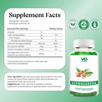 VITA GLOBE Ashwagandha Gummies 25mg with Vitamin D2 100mcg and Zinc 2mg, Ashwagandha for Men and Women, Supplement for Everyday Wellness, Mood Balance and Immune Nutrition, 60 Count, 2 Pack