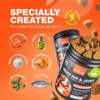Glucosamine for Dogs - Joint Supplement for Dogs - Glucosamine Chondroitin - 180 Hip and Joint Care Mobility Chews - MSM, Turmeric - Advanced Mobility Support - Bone Health - Large and Small Breeds