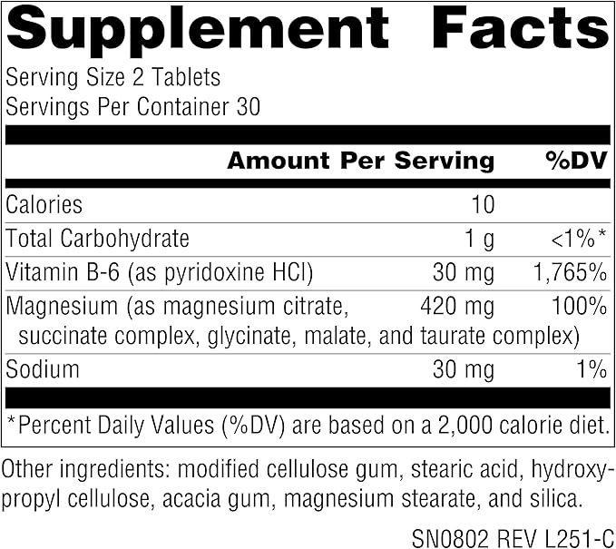 Source Naturals Ultra-Mag, 5 in 1 -Bioavailable Magnesium, Maintains Muscle & Nerve Function* - 60 Vegan Tablets