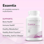 Theralogix Essentia Multivitamin for Women - 90-Day Supply - Women's Daily Multivitamin - Supports Immune Health & Bone Health - Includes Vitamin C, Vitamin D, Zinc & More - NSF Certified - 90 Tablets