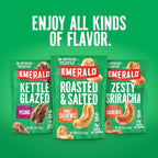 Emerald Nuts Cashews and Almonds with Dried Pineapple 7 Ct (1-Pack), 100-Calorie Individual Packs of Mixed Nut Blend and Dried Fruit