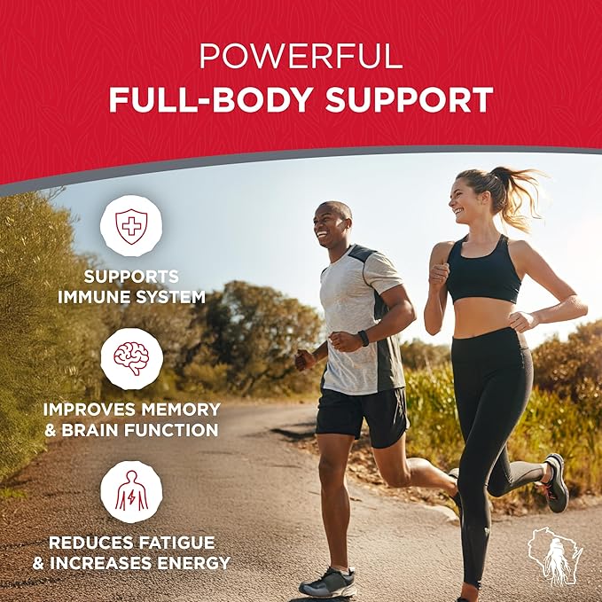 Red Panax Ginseng Powder with Natural Ginsenosides (4 oz)- Supports Healthy Energy, Vitality, Mood and More, Korean Panax Ginseng Root Powder for Smoothies, Coffee or Drinks (1 Pack)