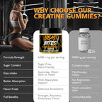 Creatine Monohydrate Gummies for Men & Women - 5g of Creatine Monohydrate per Serving - Sugar Free,Vegan, Pineapple Flavor, 135 Count (45 Servings)..