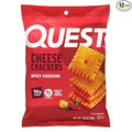 Quest Nutrition Cheese Crackers, Spicy Cheddar Blast, 10g of Protein, Low Carb, Made with Real Cheese, 12 Count (1.06 oz Bags)