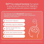Happy Healthy Hippie GLP-1 Supplement (Metabolaid™ + Chromium) + Appetite Suppressant for Women | Metabolism Booster (AMPK) for Weight | Belly Fat Burner | Hunger & Cravings Control - 30 Vegan Caps