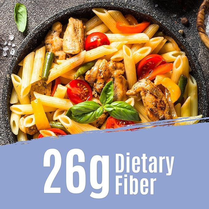 Care Free Kitchen Plain Penne 8oz (3 Pack) Keto Pasta Noodles, 20g High Protein, Low Carb 2g Net Carbs, 26g High Fiber