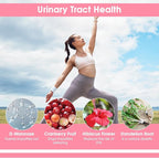 Women's Probiotics 150 Billion CFU – 34 Strains with Organic Prebiotics & Digestive Enzymes – Urinary Tract & Digestive Health – 60 Vegan Capsules with D3 and Biotin – Gluten-Free, Non-GMO, Dairy-Free