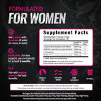Creatine for Women – Supplement with Collagen & BCAA – Supports Muscle Development, Post-Workout Recovery, Skin Elasticity, Healthy Hair & Nail (30 Servings (1 Pack), Raspberry Pomegranate)