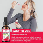 2 Pack Magnesium Glycinate Liquid Drops, 1000mg of Magnesium Glycinate, Taurate & Citrate Liquid Drops for Bone, Sleep, Calm, Muscle, Energy & Relaxation, High Absorption, Sugar-Free Cherry Flavor