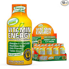 Vitamin Energy Immune+ Extra Strength Energy Shot Mango 12 Pack, 260mg Natural Caffeine, B-Vitamins, Citicoline, Green Tea, Immunity & Focus Support, Zero Sugar, Gluten-Free 1.93 fl oz