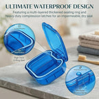 7 Pack 3 Compartment Small Pill Box, Portable Pill Case for Purse and Pocket, Moisture Proof Travel Pill Organizer for Medicine, Vitamins and Fish Oil, Small Pill Organizer Travel Case