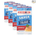 Bumble Bee Snack On The Run Chipotle Tuna Salad with Crackers Kit - Ready to Eat Protein Snack Pack - 8g Protein per Box - Wild Caught MSC Certified Tuna (Pack of 4)