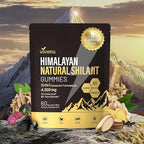 Shilajit* Gummies,Pure Himalayan* micronutrient Supplement, Himalayan Premium Ingredient with Shilajit, Ashwagandha, Gokshura, Fulvic Acid & 85+ Trace Minerals I for Men & Women ((4000MG/1 Bag))
