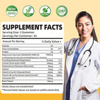 90 CT Magnesium Glycinate Gummies 1000mg - Sugar Free Magnesium Potassium Supplement with Vitamin D, B6, CoQ10 for Calm Mood & Sleep Support - 90 Mango Pineapple Gummies