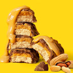 FITCRUNCH Snack Size Protein Bars, 6-Layer Baked Bar, 3g of Sugar, Gluten Free & Soft Cake Core (18 Bars, Peanut Butter Crunch)