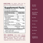 Nature's Bounty Optimal Solutions Hair, Skin and Nails Pectin Gummies, 2500 mcg Biotin Per Serving, No Stick Gummy, Vegetarian Formula, Strawberry Flavor, 200 count, 100 Total Servings