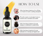 Earth N Pure Jasmine Essential Oil|100% Natural and Therapeutic Grade|Undiluted|for Aromatherapy|Flawless Skin|Soap Making|Massage|Improve Hair Growth|Relaxation|with Glass Dropper |100ML