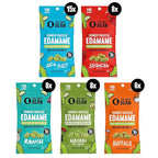 The Only Bean High Protein Snacks, Healthy Office Snacks, Healthy Snacks for Adults and Kids for Lunch, Vegan, Low Carb & Gluten Free - Edamame Beans Snack, Variety Pack - 0.9oz (Pack of 45)