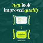 goodwipes Flushable Butt Wipes - Vitamin E & Aloe - Sewer & Septic Safe - Extra Large Adult Wet Wipes For Women & Men - Bathroom Essentials - Botanical Bliss, 418 Count (8 Packs + 1 Travel)