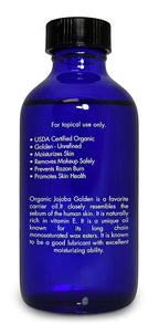 Organic, Jojoba Oil, for Skin, Hair, Face, Nails – 100% Pure, Jojoba Oil, Cold Pressed, Unrefined, by Zongle Therapeutics, 4 OZ