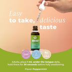 Debloat Organic Liquid Drops for Natural Gas & Bloating Relief, Supports Digestive & Gut Health with Probiotic, Dandelion, Ginger, Fennel, Peppermint 1.0 Fl Oz.
