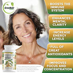 GreeNatr Ginko Biloba & Panax Ginseng Supplement - Red Ginseng Brain Supplement for Memory and Focus - Ginkgo Biloba Supplements for Good Vision, Immune System and Improved Blood Flow - 60 Tablets