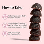 Winged Wellness Love Bites, Libido Booster for Women with Maca Root - Libido & Pleasure Booster with Horny Goat Weed & Damiana - Natural Aphrodisiac Gummy Supplement - Wild Blueberry, 60 Vegan Gummies