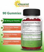 aSquared Nutrition Saffron Gummies - Saffron Extract Supplement - Pure Gummy Supplements Alternative to Capsules, Pills, Powder & Tea