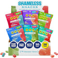 Shameless Snacks - Healthy Low Calorie Snacks, Low Carb Keto Gummies (Gluten Free Candy) - 6 Pack Super Variety Pack